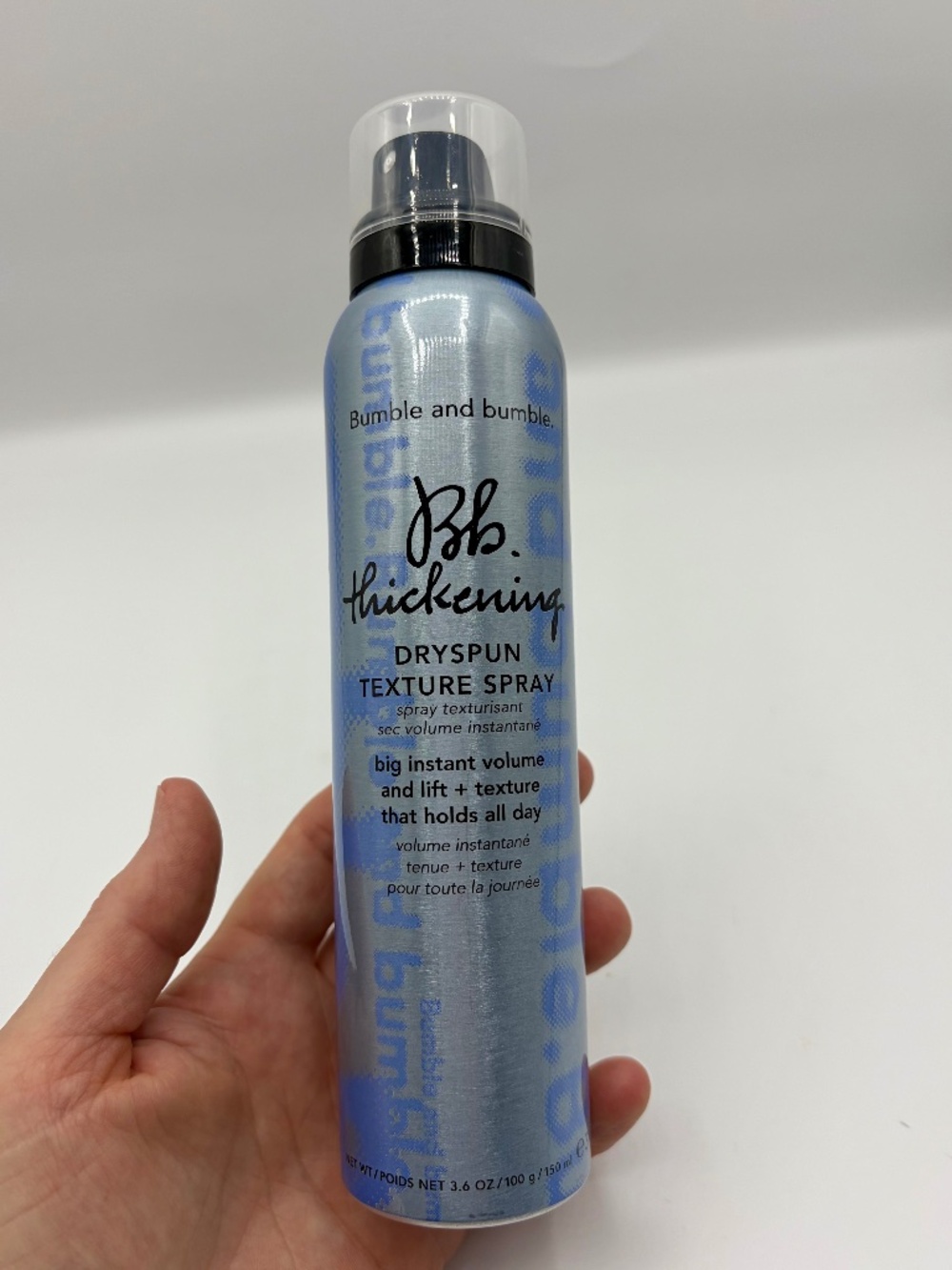 Bb Thickening Dryspun Texture Spray NWT